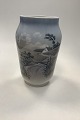 Royal Copenhagen Vase No 2776/1217 with Landscape and birds