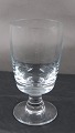 Almue clear glasses by Holmegaard, Denmark. White 
wine  glass 11.4cm