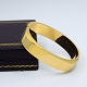 Antik 
Damgaard-
Lauritsen 
presents: 
Rectangular 
bangle of 14k 
gold