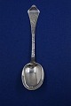 Antique Rokoko Danish solid silver flatware, serving spoons 20.3cm