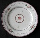 Chinese plate 
in porcelain, 
19th century.