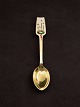 Michelsen 
gold-plated 
sterling silver 
Christmas spoon 
1949