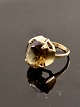 9 carat gold 
ring  with 
topaz