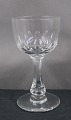 Derby glassware with cutted stems. Clear white 
wine glasses 13cm
