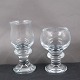 Tivoli glassware by Holmegaard Denmark.  Shot 
10.5cm and Liqueur 9cm glasses