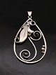 830 silver art 
deco pendant