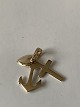 Pendant for necklace in 8 carat gold, stamped 333, faith hope and love.