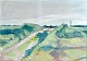 Jensen, Aksel 
P. (1885 - 
1972) Denmark: 
Landscape with 
...