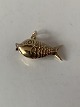 Vedhæng 14 karat guld, udformet som Fisk. Klassisk vedhæng.