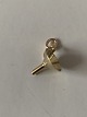 Pendant 14 carat gold, designed as a funnel.