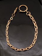 Gilded pocket watch chain