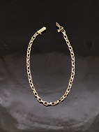14 carat gold anchor bracelet