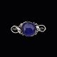 Bestik.dk 
presents: 
Harry 
Aksel Nørgaard. 
Danish Art 
Nouveau Silver 
Brooch with 
Lapis Lazuli.