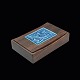 Bestik.dk 
presents: 
Royal 
Copenhagen / 
Knud Kyhn. 
Solid Rosewood 
Box with blue 
Ceramics Relief 
#21797.