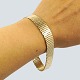 A bracelet of 
8k gold, w. 
12,5 mm