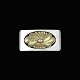 Georg Jensen. 
Art deco 
Sterling Silver 
Brooch #269, 
gold ...