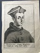 Kobberstik af 
Jean Baron 1644 
- Portræt af 
Kardinal ...
