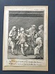 Kobberstik af 
J.F. Clemens - 
Gamle Gunhild 
spår ulykke 
1772.