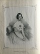 Portræt af 
Balletdanserinde 
Augusta Nielsen 
- litografi ...