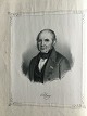 Portræt af Læge 
Oluf Lundt Bang 
- litografi af 
Em. ...