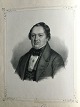 Portræt af 
Komponisten 
Franz Glæser - 
litografi af 
Em. ...