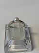 Ladies' ring 
with pearl, in 
14 Karat white 
gold.
Size 53.