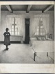 Litografi af 
Peter Ilsted 
1902 - En 
huslig lille 
pige.