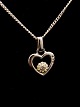 Sterling silver 
heart pendant