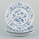 Meissen, 
Germany. Four 
small Blue 
Onion patterned 
lunch ...