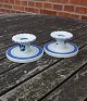 Trankebar 
Danish faience 
porcelain, Pair 
of Candlesticks