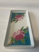 Bing og Grøndahl Fad med blomster.Måler: 19x9 cm.SOLGT