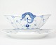 Sauceskål - Nr. 
8 - Porcelæn - 
Blåmalet - 
Musselmalet - 
...