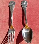 The Sandman or Ole-Luk-Oie children's cutlery of Danish silver. Set spoon & fork 14.5cm