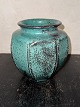Svend Hammershøi: Green and Black glazed Pottery vase
