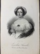 Ole Buus Larsen 
præsenterer: 
Litografi 
af Em. 
Bærentzen - 
Portræt af HM 
Dronning 
Caroline Amalie 
til Norge og 
...