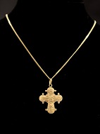 14 carat gold Dagmar cross