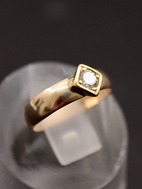 14 carat gold ring with 0.15 carat diamond