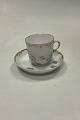 Early Royal 
Copenhagen Art 
Nouveau Cup and 
Saucer No. 10
