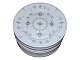 Grøn Musselmalet Riflet Hotelporcelæn
Frokosttallerken 22,3 cm. #329