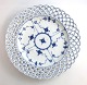 Royal 
Copenhagen. 
Blue Fluted 
Full Lace. Flat 
plate with ...