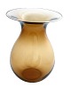 Transparent 
brun Shape 
vase, 
Holmegaard