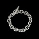 Bestik.dk presents: Danish Silver Anchor Chain Bracelet. 59g.