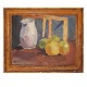 Henry Nielsen, 
1907-1937, oil 
on plate. 
Stillife. 
Signed ...