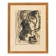 Mogens 
Andersen, 
1916-2003, 
portrait. Mixed 
media, ...