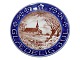 Royal 
Copenhagen 
miniature 
Christmas plate 

Glædelig ...