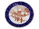 Royal 
Copenhagen 
miniature 
Christmas plate 

Glædelig ...
