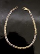 14 carat red 
and white gold 
bracelet