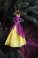 Old Christmas 
tree ornament, 
nice lady made 
of colored ...