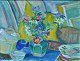 Naur, Albert 
(1889 - 1973) 
Denmark: 
Installation. 
Oil on ...