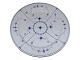 Antik K 
presents: 
Blue 
Fluted Plain
Extra large 
round platter 
35.5 cm. from 
1860-1893